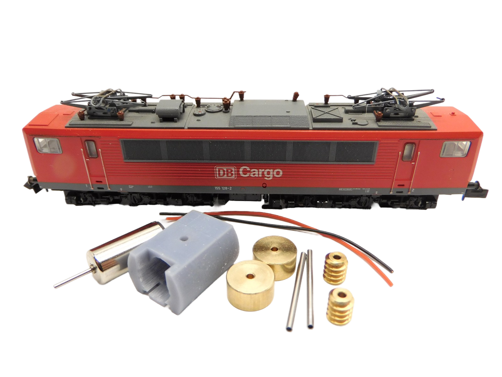 micromotor NM055C motor ombouwset voor Minitrix BR 103, BR 151, BR 155, BR 750, E 03, u.a.