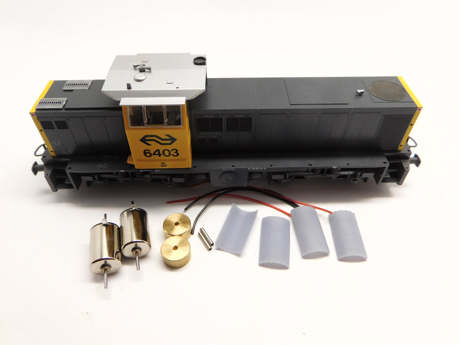 micromotor HLI013F motor ombouwset Liliput MAK (Models with 2 motors) u.a.