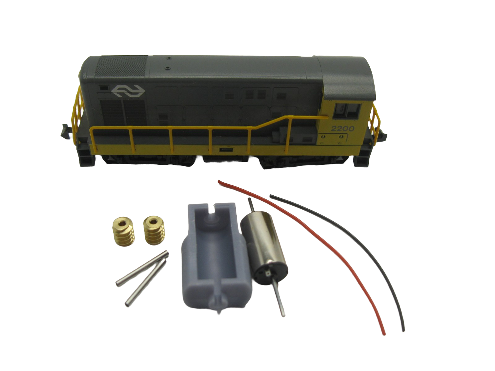 micromotor NM031G N motor ombouwset voor Minitrix NS 2200, US H12-44