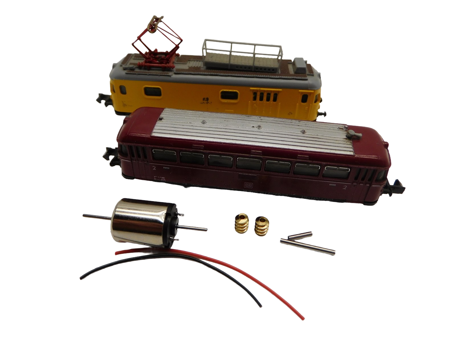 micromotor NA028G motor ombouwset voor Arnold Railbus VT 98, Schienenbus (Alt) VT 98, BR 798, BR 998, BR 701, ÖBB BVT 5081, RENFE 301, Turmtriebwagen (Alt)