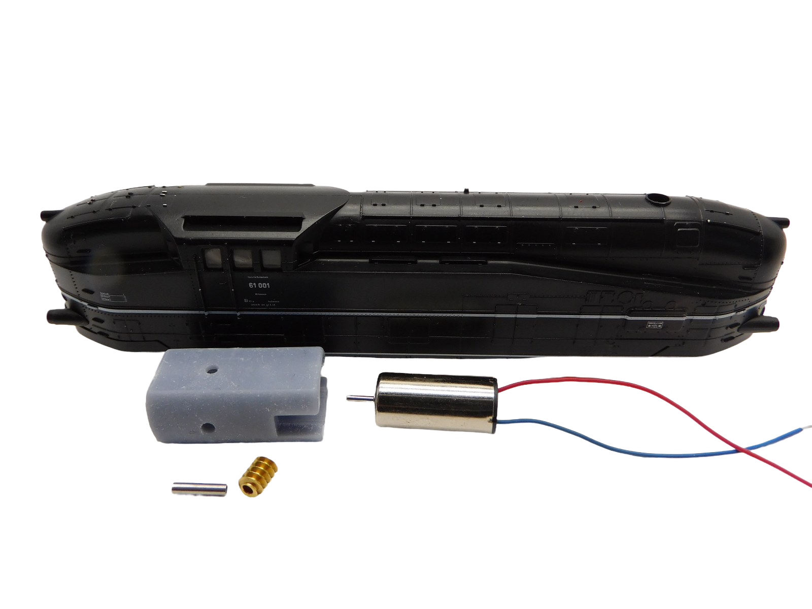 micromotor NA035G motor ombouwset voor Arnold BR 61, Henschel Wegmann Zug