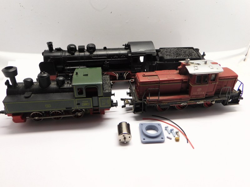 micromotor HM006G ombouwset voor Marklin / Hamo SFCM motor